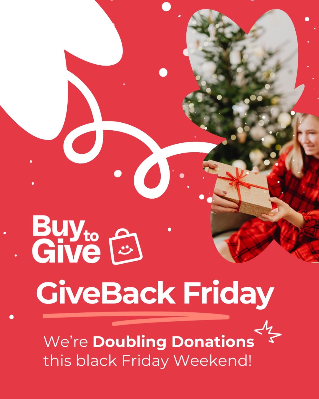 Black Friday doubling donations ad