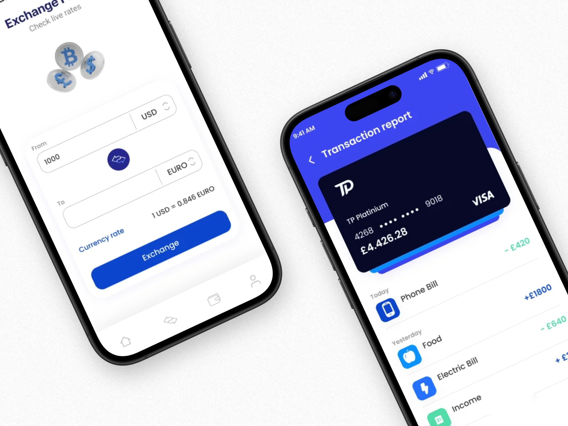 Total Processing — exchange & transaction report